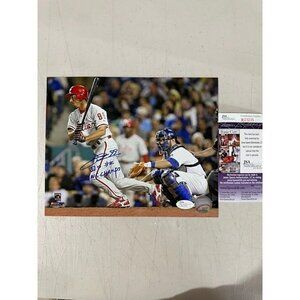 So Taguchi signed autographed Philadelphia Phillies 8x10 Photo JSA
